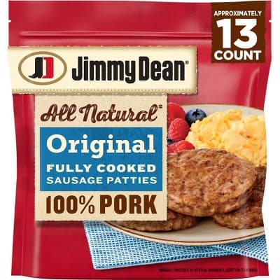 Jimmy Dean  Fully Cooked All-Natural Pork Patties