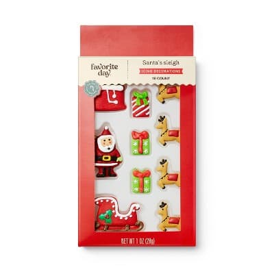 Holiday Santa&#39;S Sleigh Icing Decorations - Favorite Day&#8482;