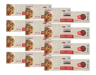 Explore Cuisine Organic Red Lentil Spaghetti