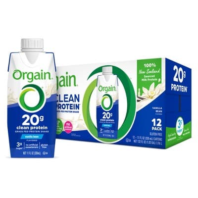 Orgain Clean Grass-Fed Protein Shake - Vanilla Bean