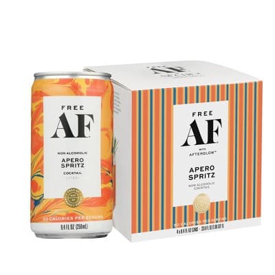 Free Af Drinks Company Apero Spritz Non-Alcoholic Cocktail With Afterglow