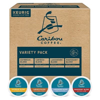 Caribou Coffee Keurig K-Cup Variety Pack Medium Roast Coffee