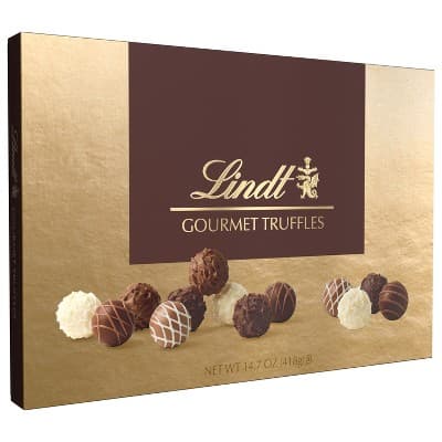 Lindt Gourmet Chocolate Candy Truffles Gift Box