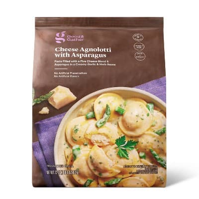  Cheese Agnolotti With Asparagus In A Creamy Garlic And Herb Sauce - Good &#38; Gather&#8482;