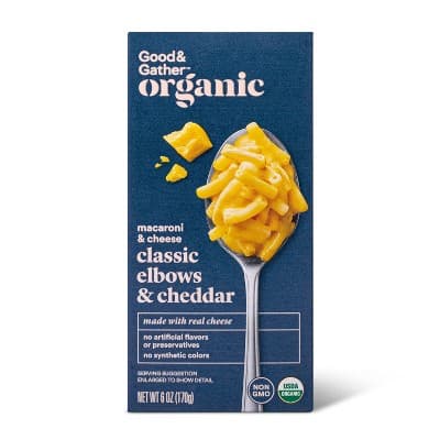Organic Elbow &#38; Cheddar Macaroni Cheese - Good &#38; Gather&#8482;