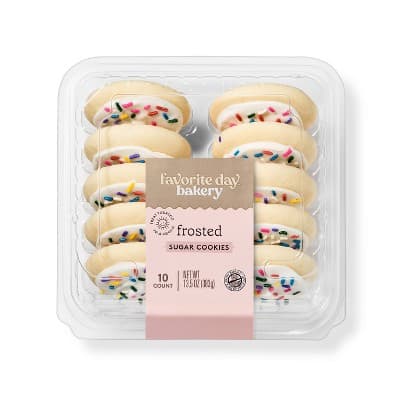 White Frosted Sprinkles Sugar Cookies  Favorite Day&#8482;