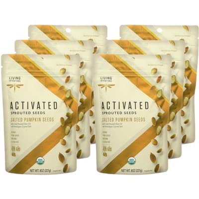 Living Intentions Activated Organic Salted Pumpkin Seeds Sprouted Seeds