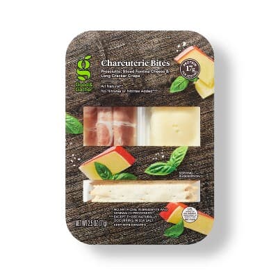 Prosciutto, Fontina Cheese Sliced, Long Cracker Crisps - Good &#38; Gather&#8482;