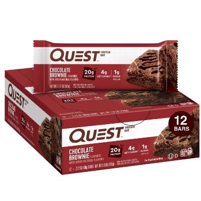 Quest Chocolate Brownie Flavor Protein Bars