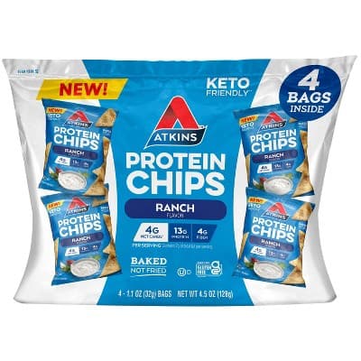 Atkins Gluten Free Ranch Protein Chips