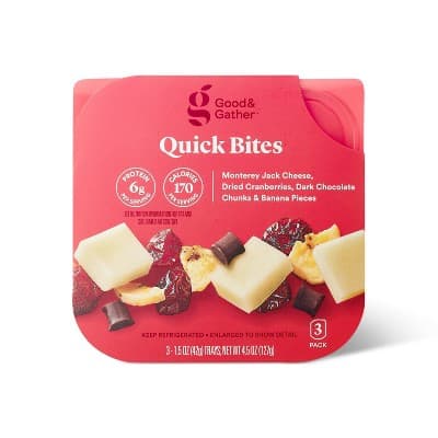 Quick Bites Cheese, Chocolate, Dried Cranberry & Banana  Good & Gather™