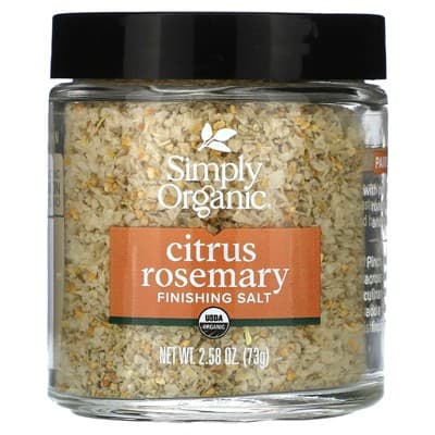 Simply Organic Finishing Salt, Citrus Rosemary