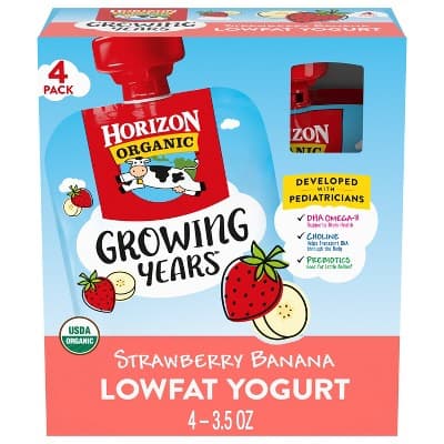 Horizon Growing Years Strawberry Banana Kids&#39; Lowfat Yogurt