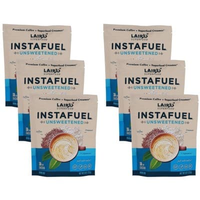 Laird Superfood Instafuel Unsweetened Premium Coffee + Superfood Creamer Mix