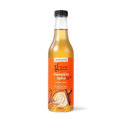 Naturally Flavored Pumpkin Spice Coffee Syrup -  Good &#38; Gather&#8482;