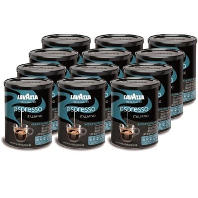 Lavazza Coffee, Ground, Espresso Italiano, Decaffeinated