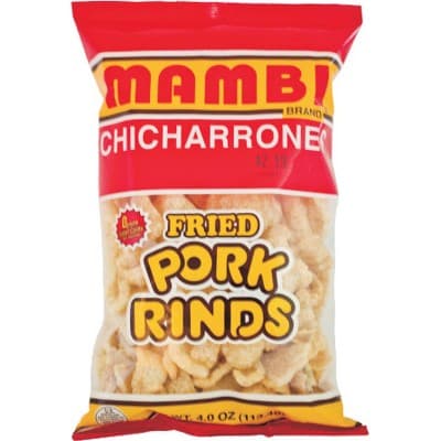 Mambi Pork Rinds, Fried, Chicharrones