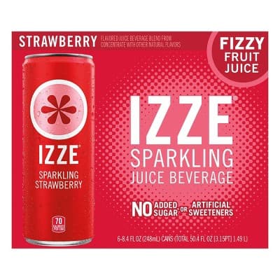 Izze Strawberry Sparkling Juice