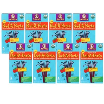 Annie'S Peel-A-Parts Strawberry Splits Fruit Snacks
