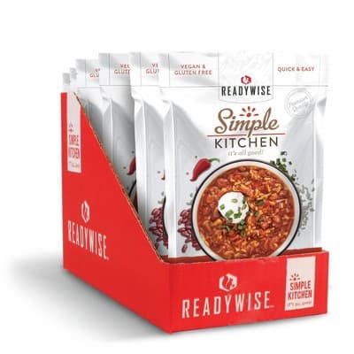 Readywise Simple Kitchen Hearty Veggie Chili Soup