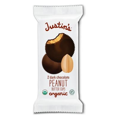 Justin&#39;S Organic Dark Chocolate Peanut Butter Cups Candy