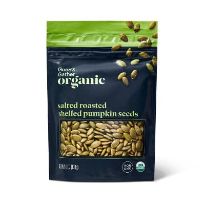 Organic Salted Roasted Shelled Pumpkin Seeds - Good &#38; Gather&#8482;