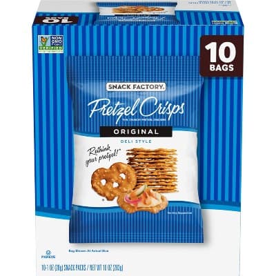 Snack Factory Pretzel Crisps Original Snacks