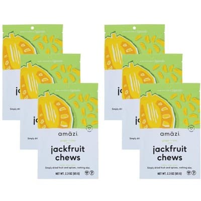 Amazi Jackfruit Chews, Ginger & Lime