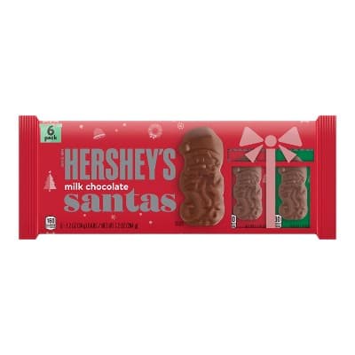Hershey&#39;S Milk Chocolate Santas Holiday Candy