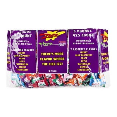 Zot&#39;S Fizz Power Candy Assorted