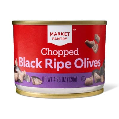 Black Chopped Ripe Olives - Market Pantry&#8482;