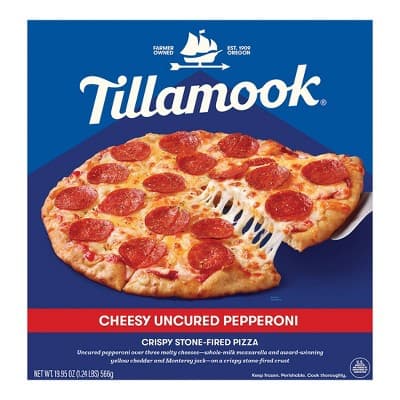 Tillamook Cheesy Uncured Pepperoni  Pizza