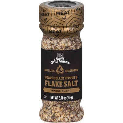 Grillmates Course Black Pepper & Flake Salt