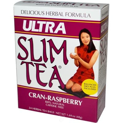 Hobe Labs Ultra Slim Cran-Raspberry Tea -24 Bags