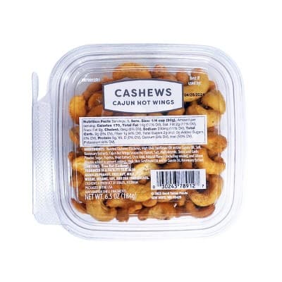 Cajun Hot Wings Seasoned Cashews