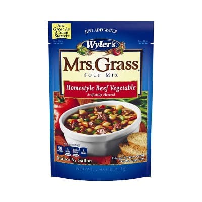 Mrs Grass Home Style Beef Vegetable Hearty Soup Mix
