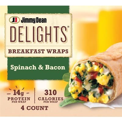 Jimmy Dean  Breakfast Wraps Eggs Florentine