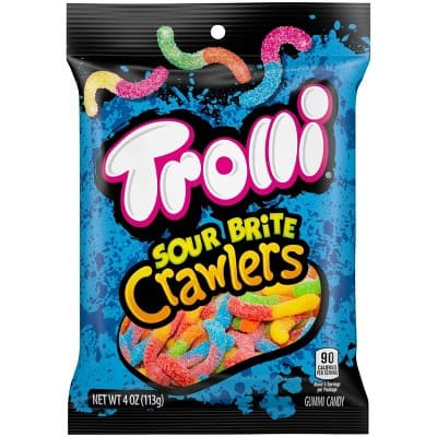 Trolli Sour Brite Crawlers Original Gummy Candy
