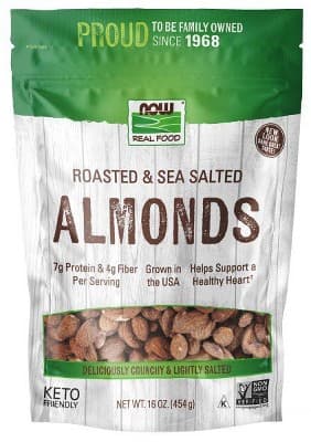 Now Foods Almonds Roasted Salted  