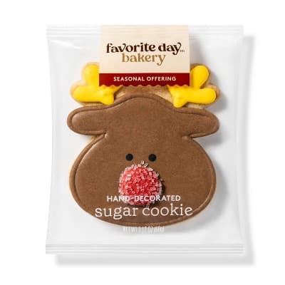 Holiday Decorated Reindeer Cookie -  - Favorite Day&#8482;
