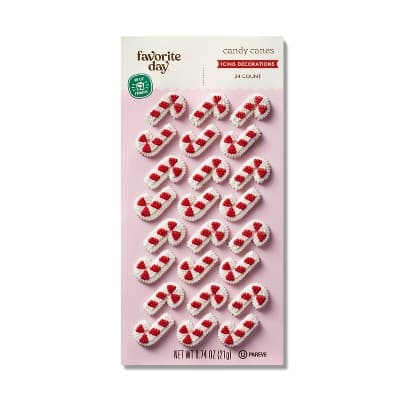 Holiday Candy Canes Icing Decorations - Favorite Day&#8482;