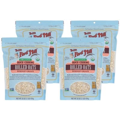 Bob'S Red Mill Organic Quick Cooking Rolled Oats Whole Grain