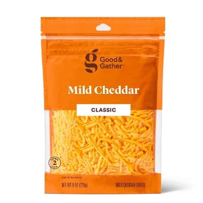 Shredded Mild Cheddar Cheese - Good & Gather&#8482;