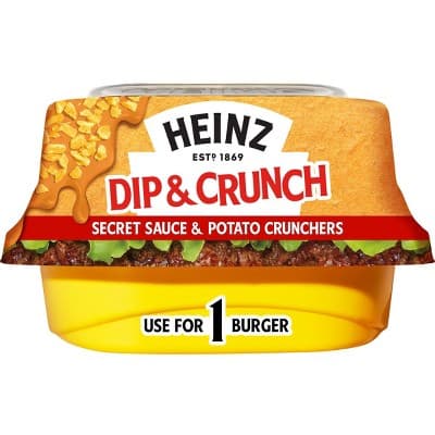 Heinz Dip &#38; Crunch Burger