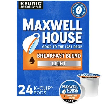 Maxwell House Breakfast Blend Light Roast Coffee