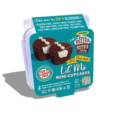 Better Bites Gluten Free Vegan  Lil&#39; Mo Mini Cupcakes