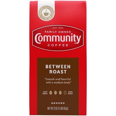 Community Coffee Between Roast Dark Roast Ground Coffee