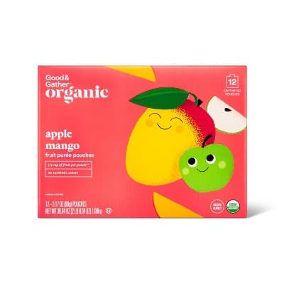 Good & Gather Organic Apple Mango Fruit Pouches