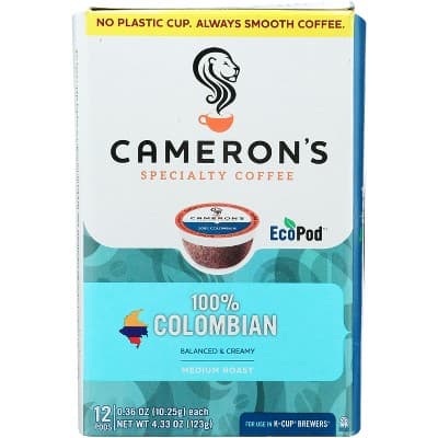 Camerons Coffee, Single Serve Colombian 