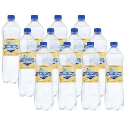 Ice Mountain Lively Lemon Sparkling Spring Water